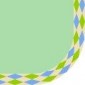 Apple Green - Royal & Lime Harlequin