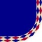 Navy - Red & Royal Harlequin