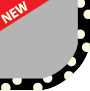 Silver Grey- Black & Cream Spots
